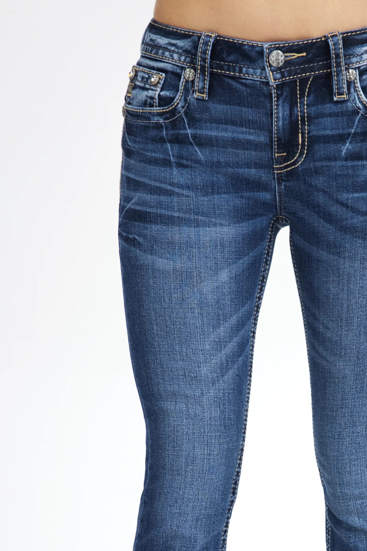 Adina Cross Bootcut Jeans - Image 4