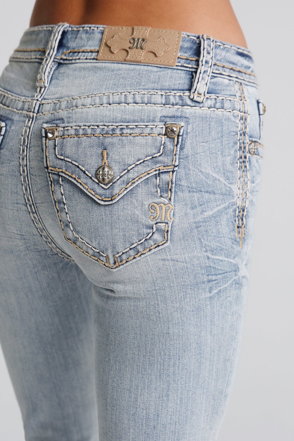 Anaya Stitched Bootcut Jeans - Image 2