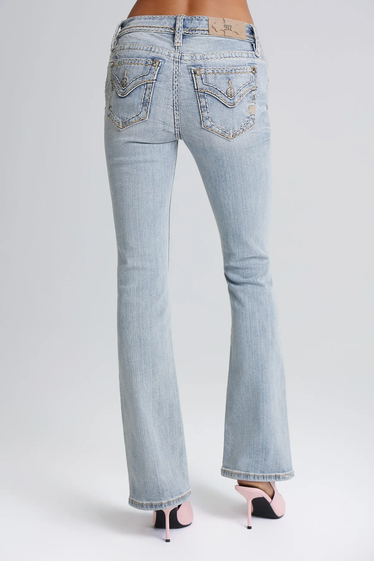 Anaya Stitched Bootcut Jeans - Image 5