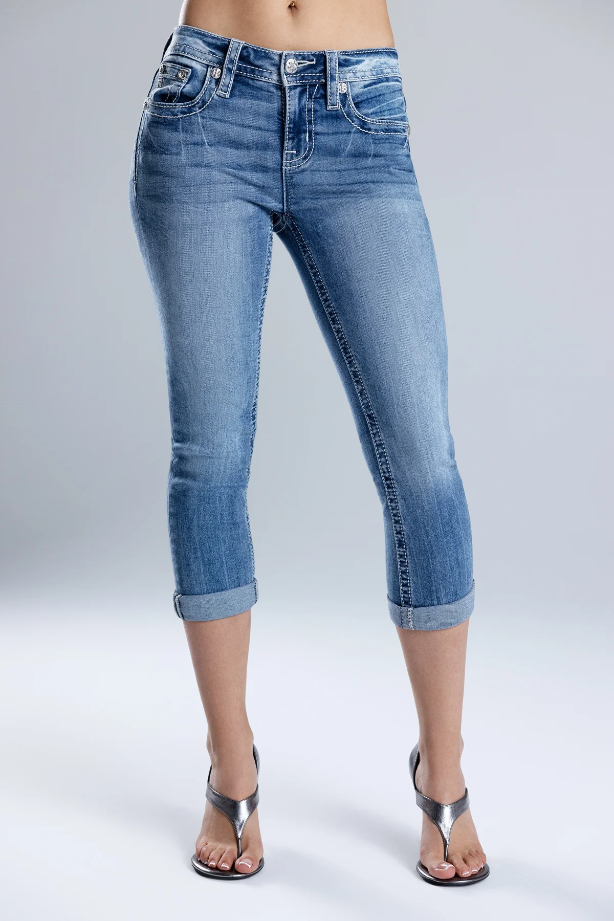 Bexley Cross Capri Jeans - Image 4
