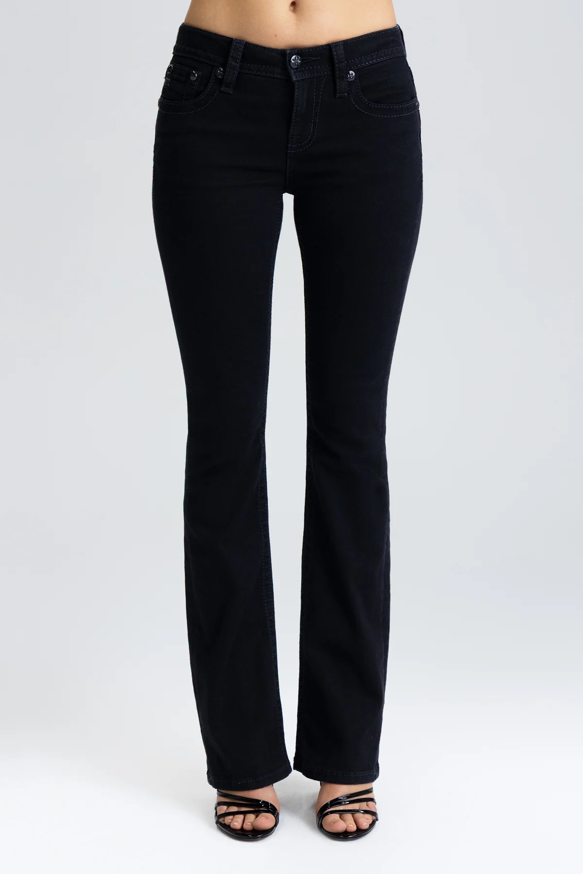 Black Spur Bootcut Jeans - Image 4