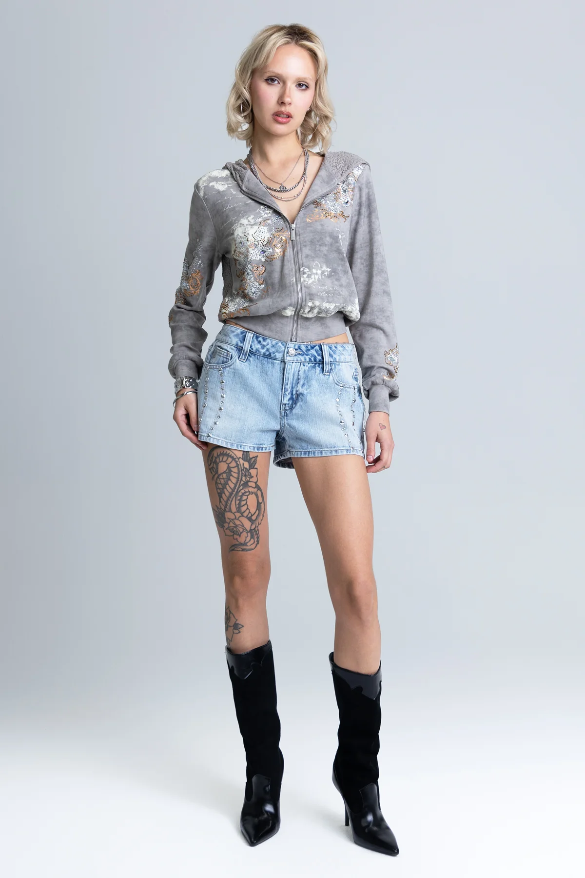 Briella Studded Shorts - Image 3