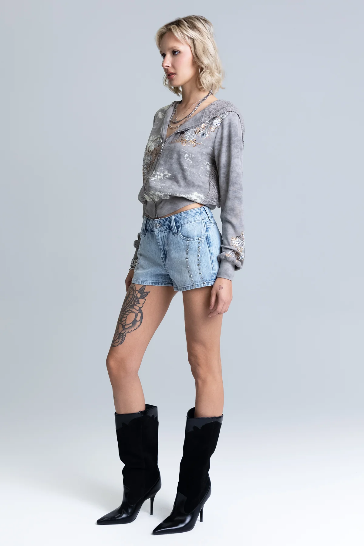 Briella Studded Shorts - Image 4
