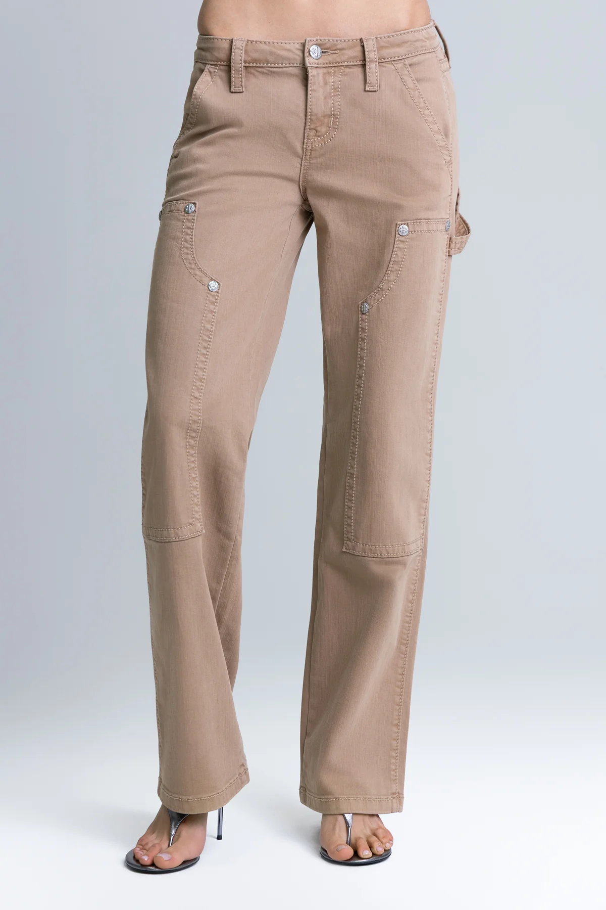 Cairo Low Rise Slim Wide Jeans
