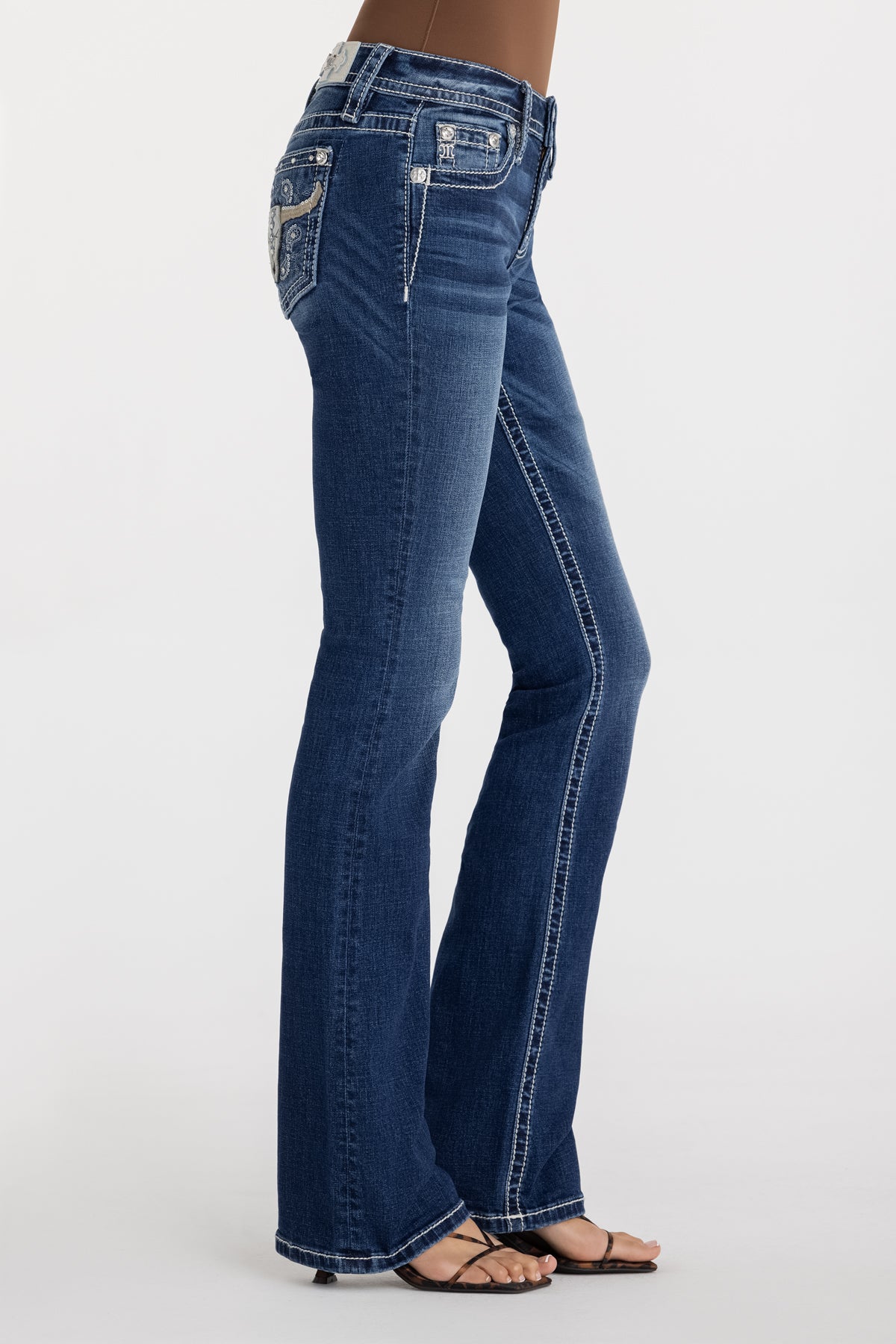 Calista Longhorn Bootcut Jeans - Image 5