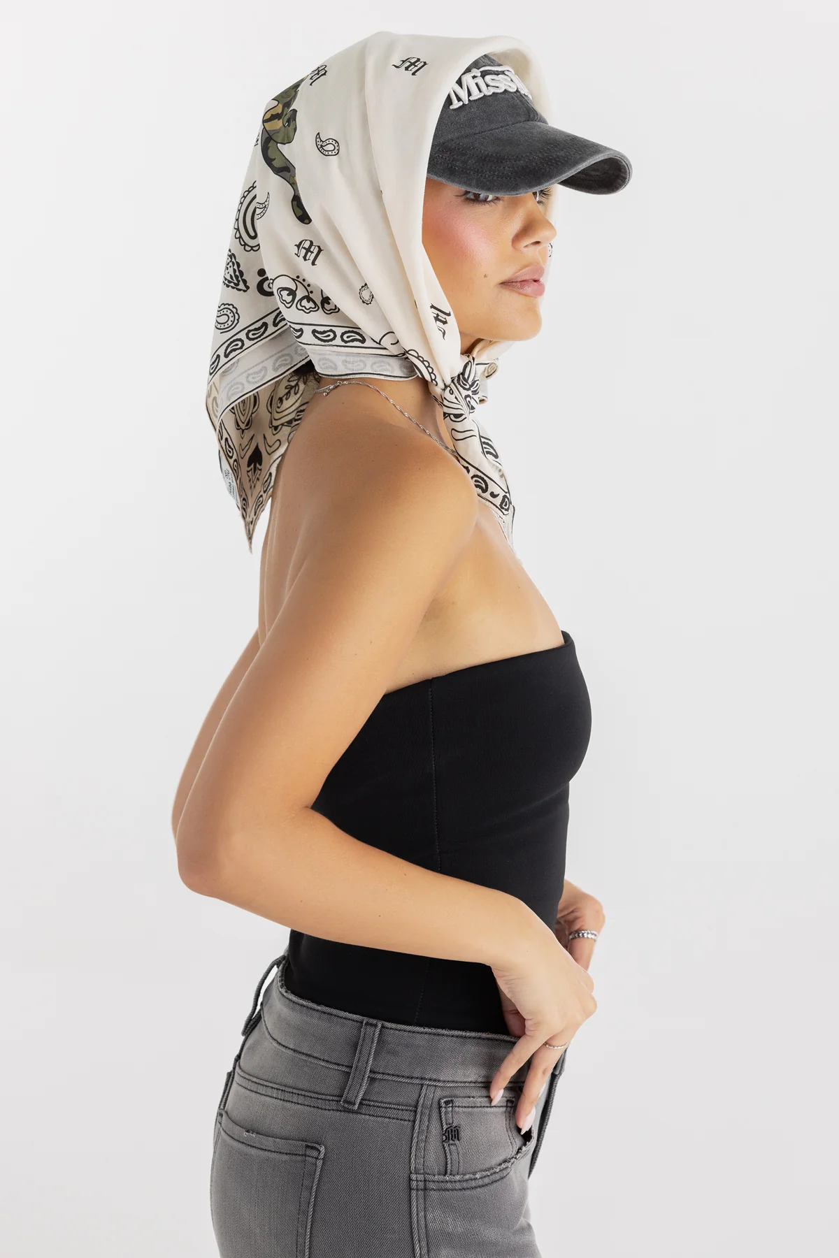 Camo Logo Bandana Scarf - Image 10
