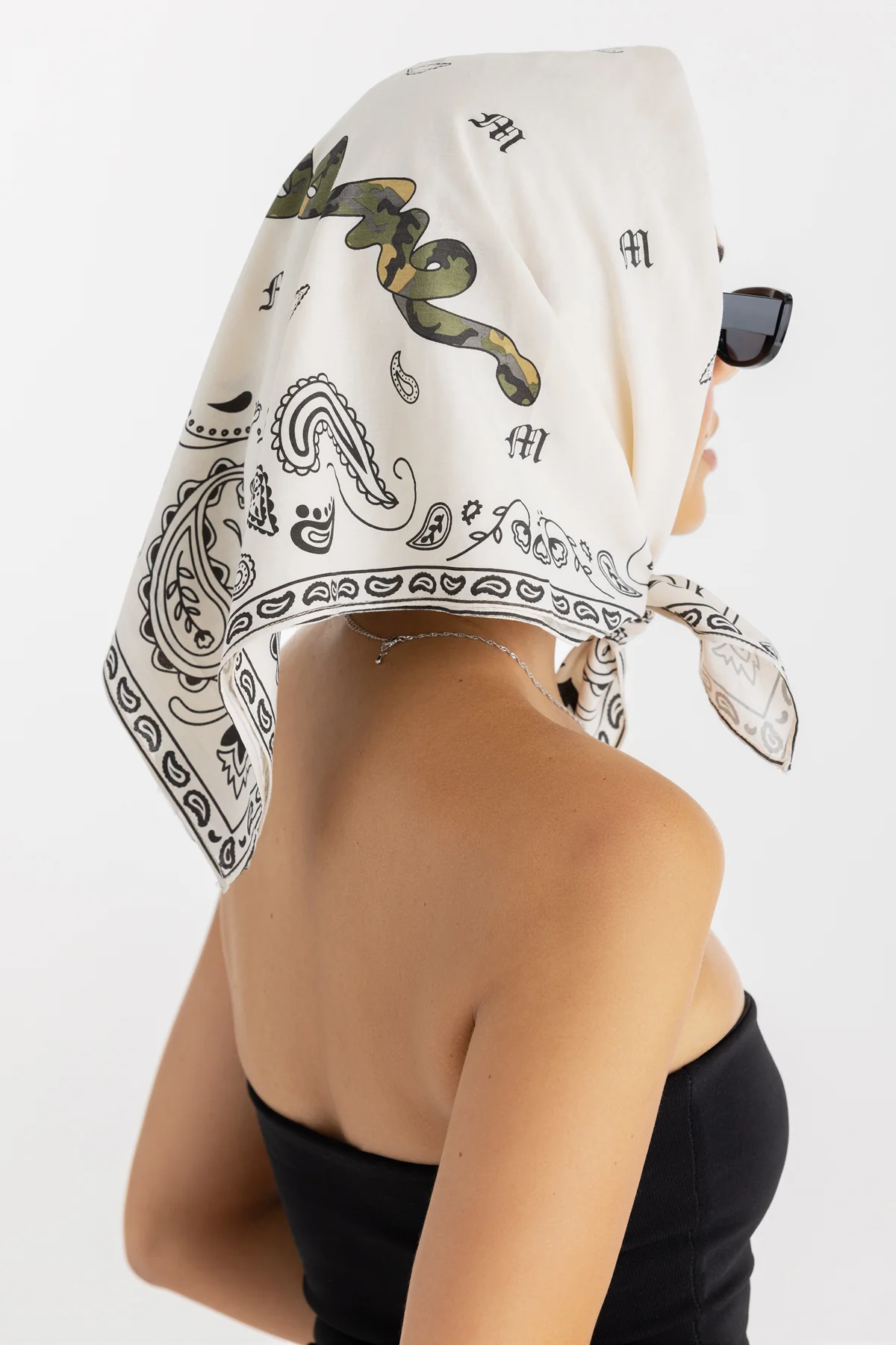 Camo Logo Bandana Scarf - Image 8