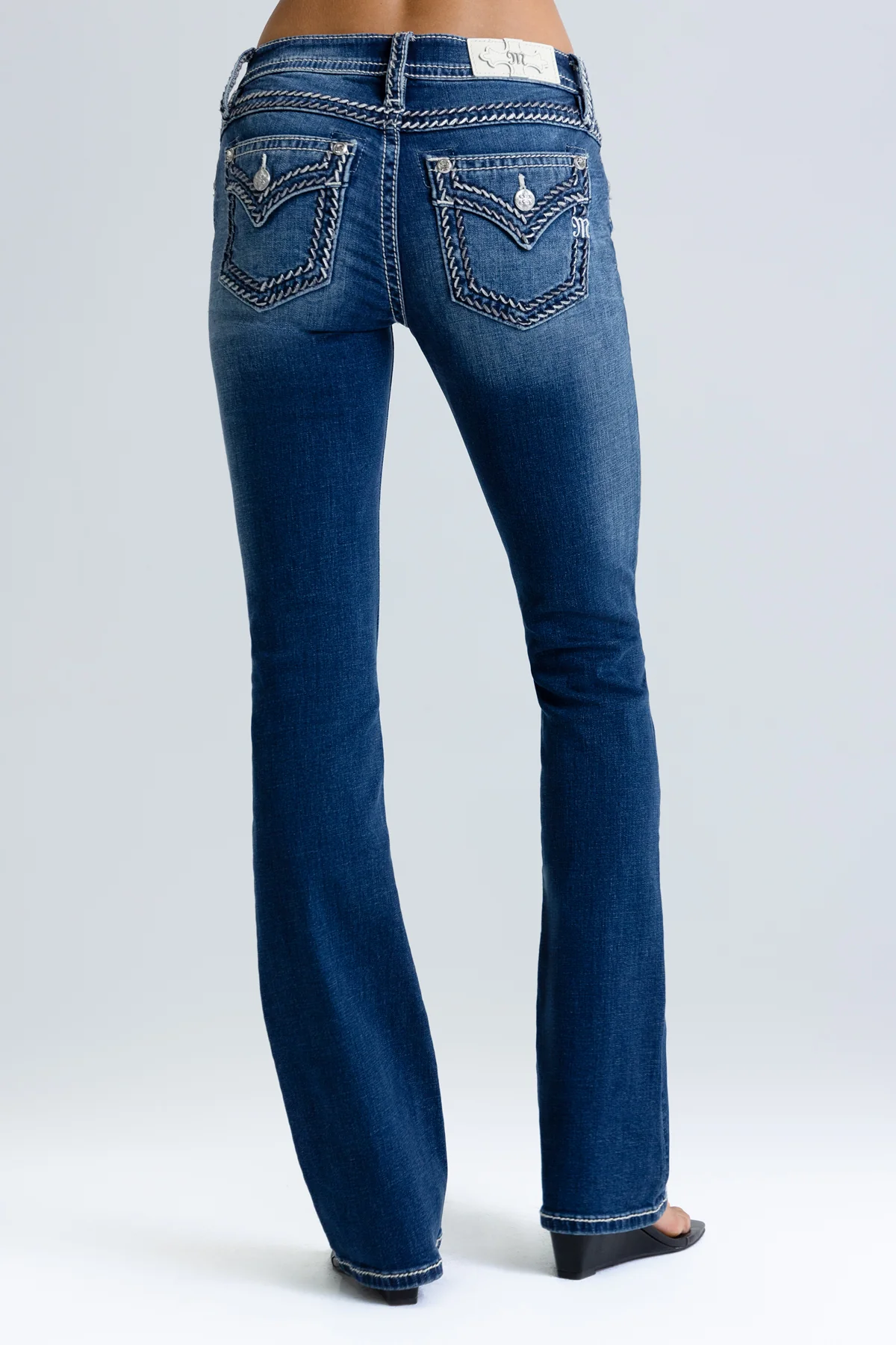 Caroline Stitched Bootcut Jeans - Image 4