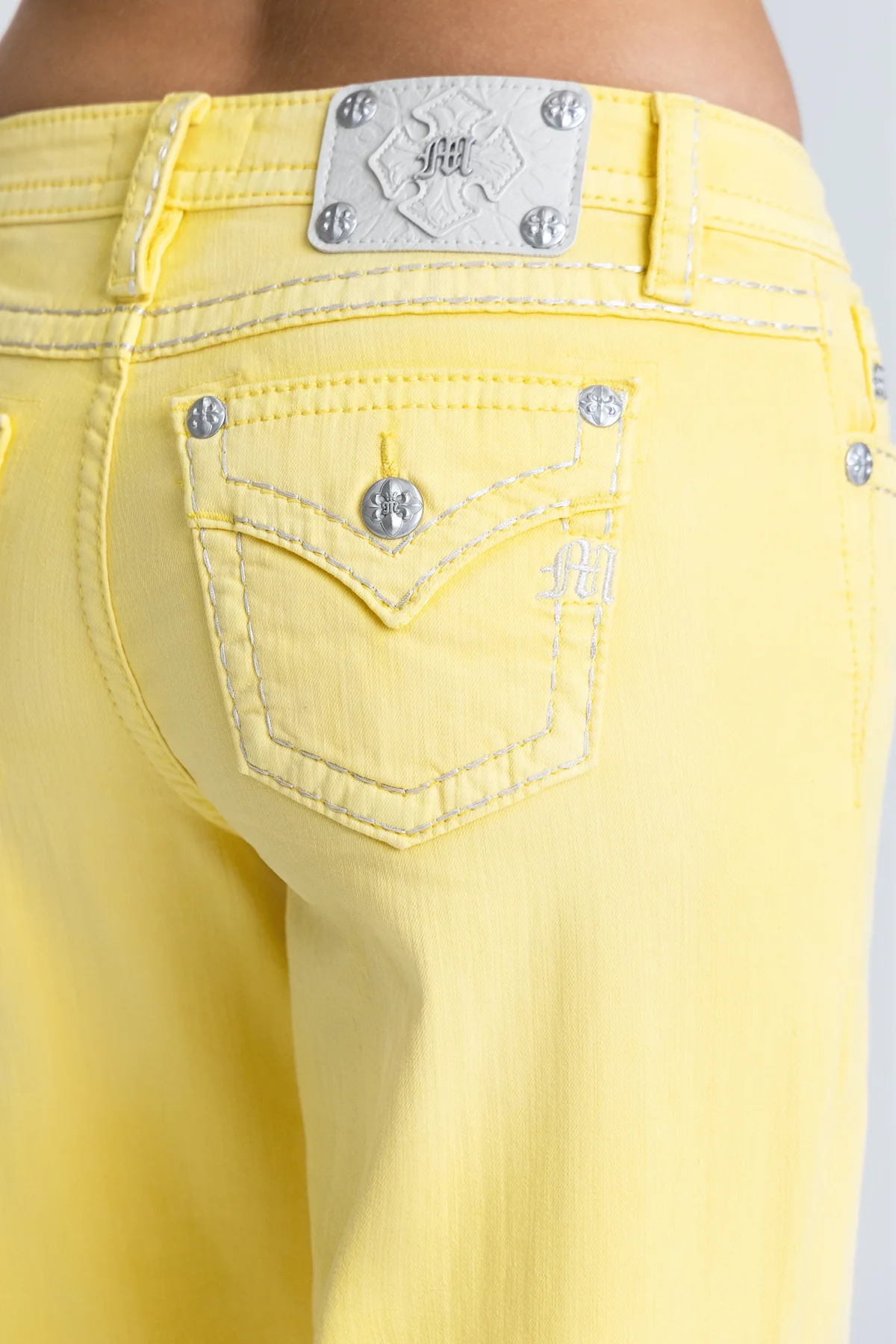 Circuit Stitched Wide Leg Jeans - Image 2