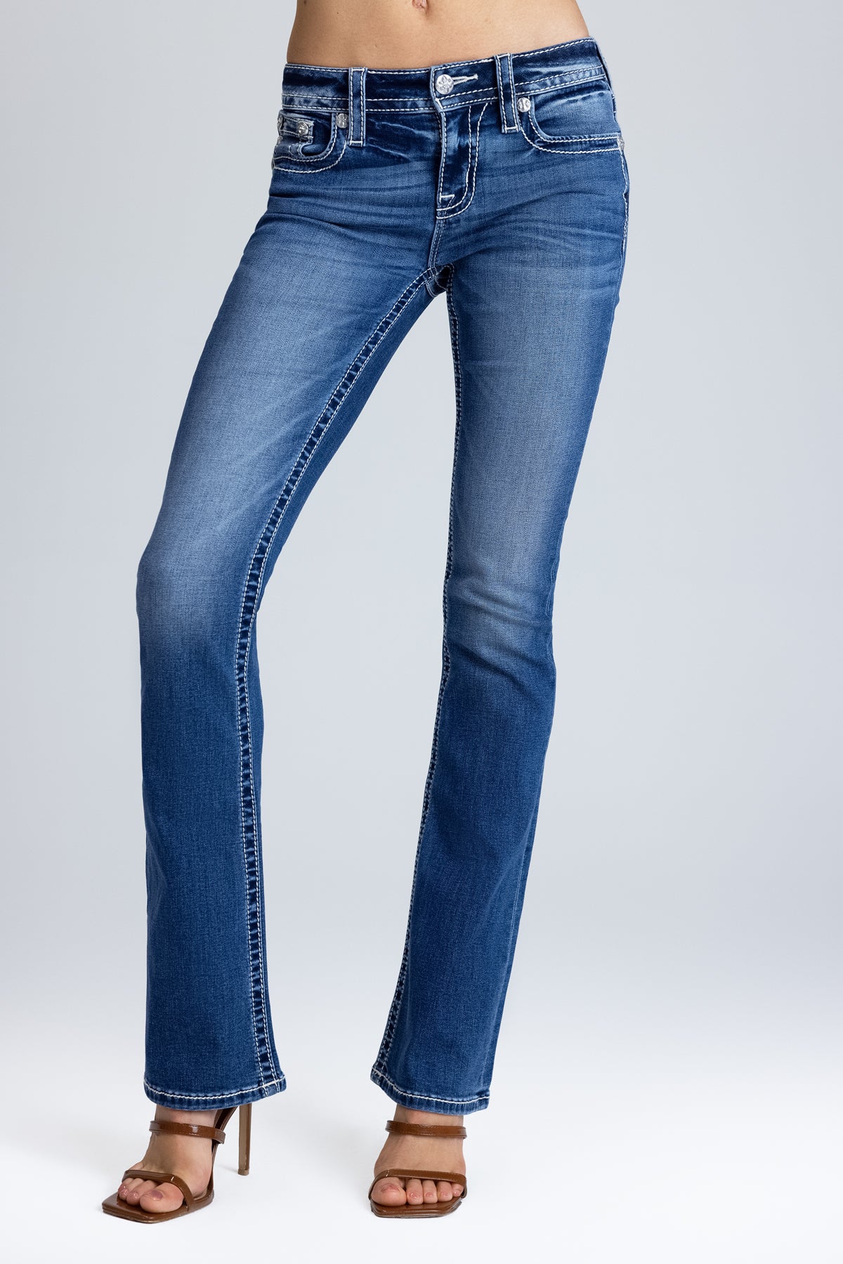 Dahlia Fleur Bootcut Jeans - Image 2