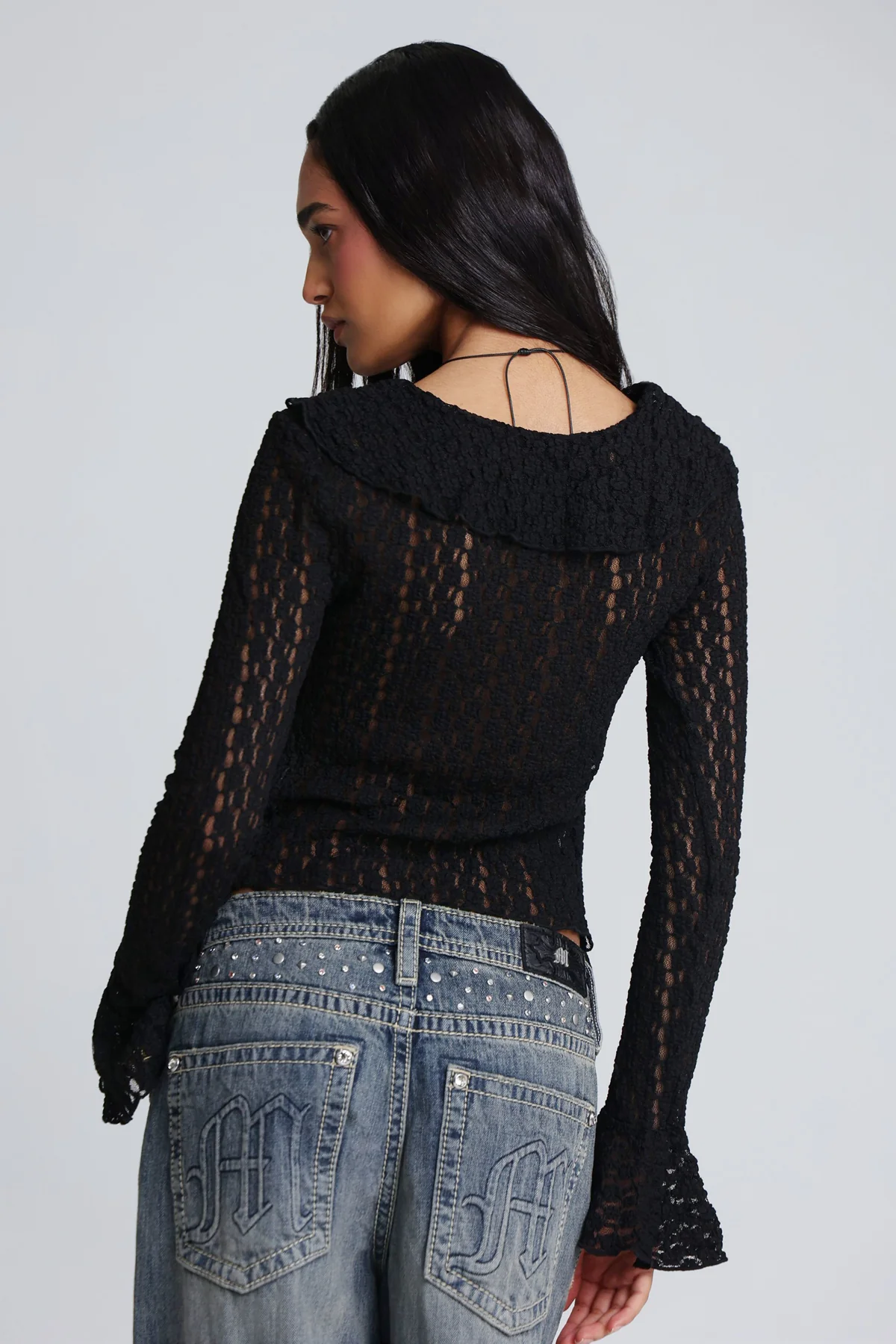 Emory Lace Ruffle Top - Image 5