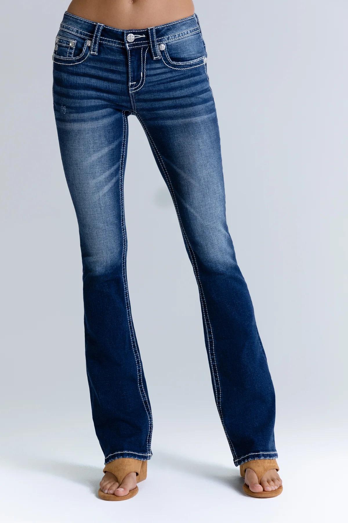 Ethereal Low Rise Bootcut Jeans - Image 4