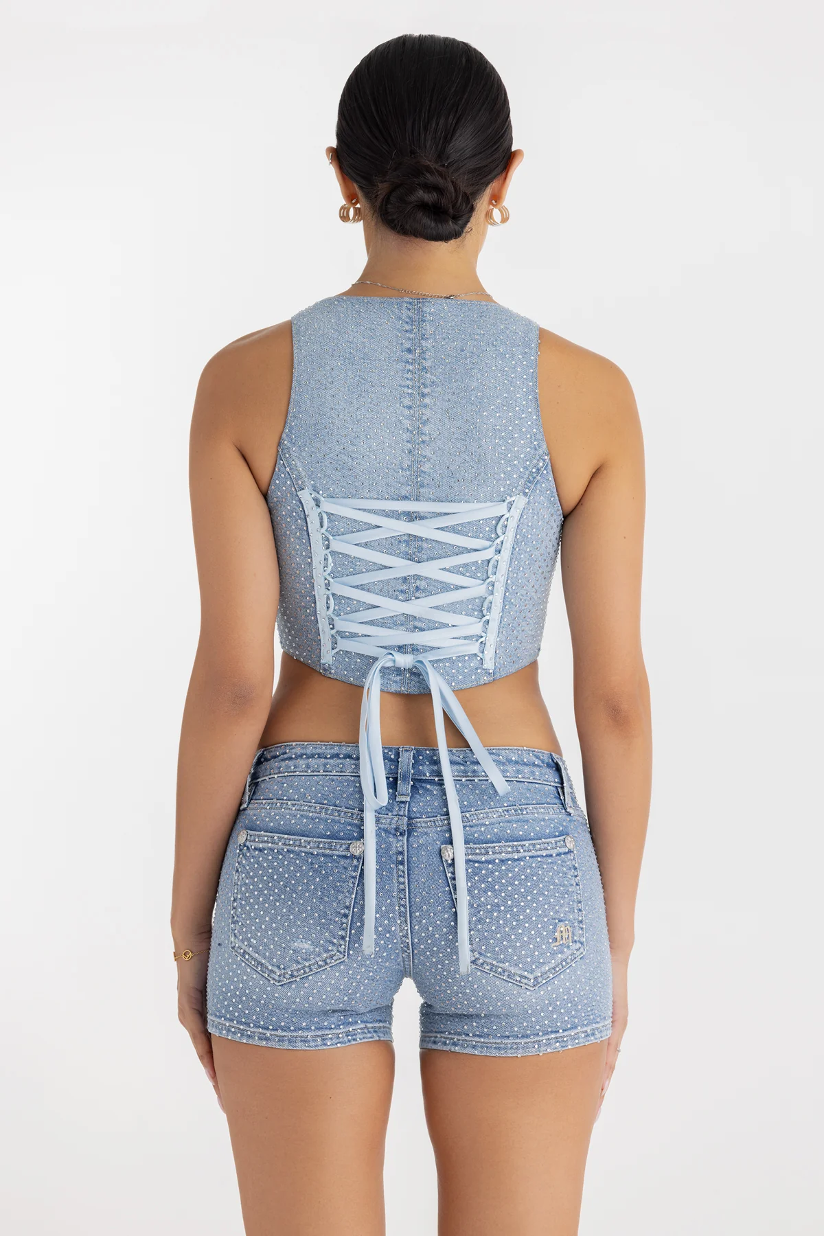 Evy Rhinestone Corset - Image 5