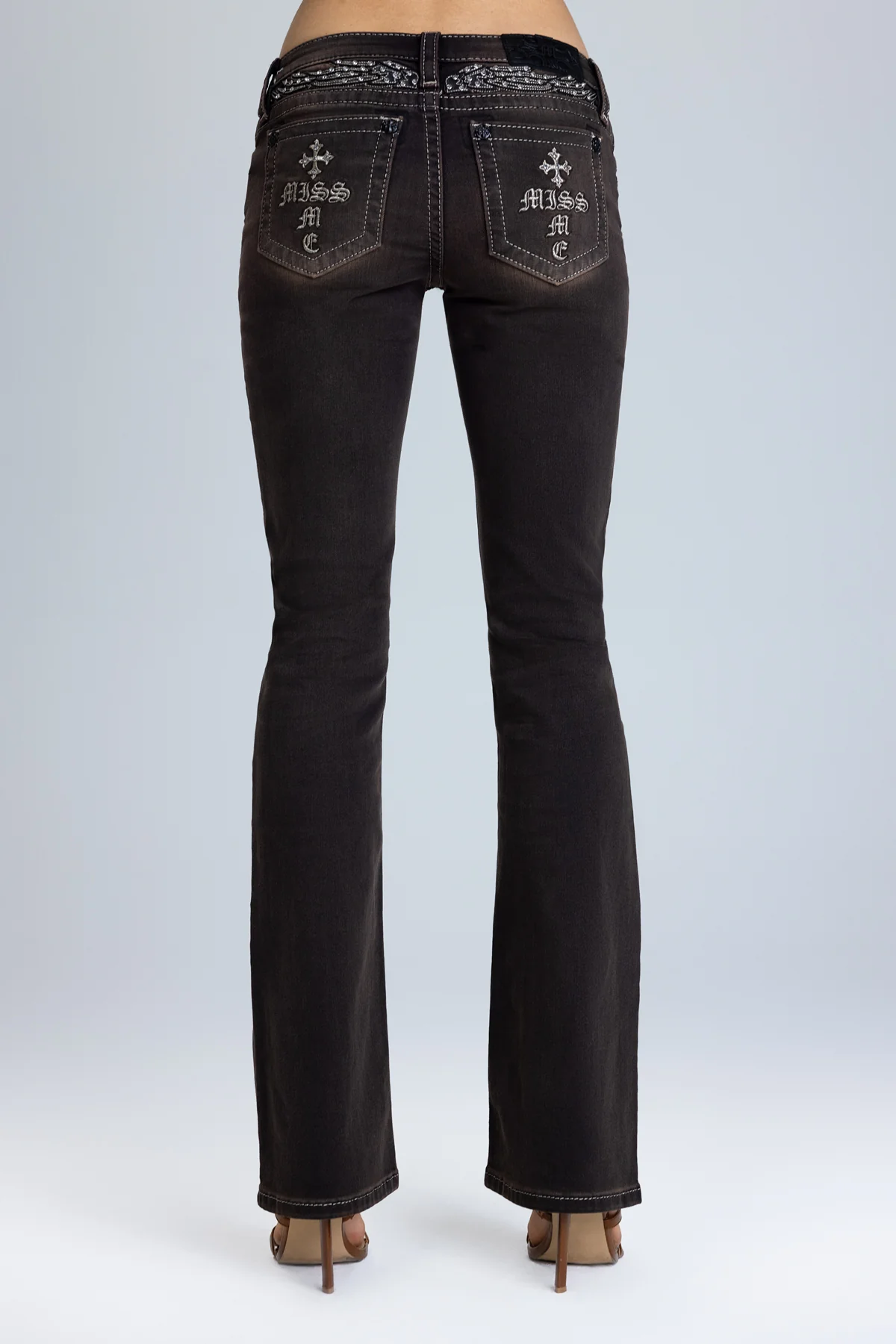 Gabbriette Low Rise Bootcut Jeans - Image 4