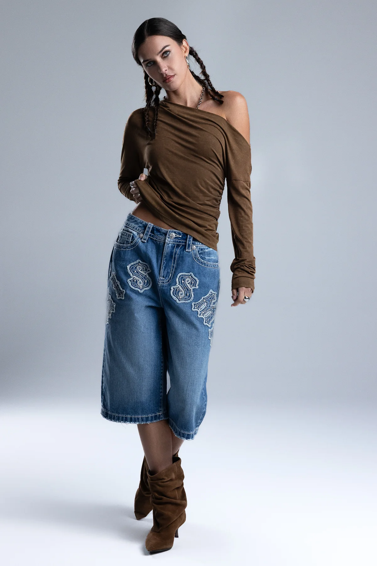 Gaia Cowl Neck Top - Image 2