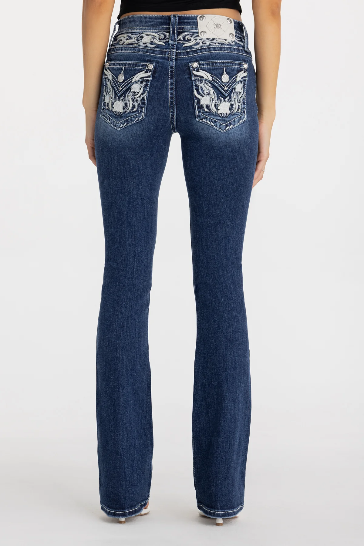 Glacé Bleu Bootcut Jeans - Image 6