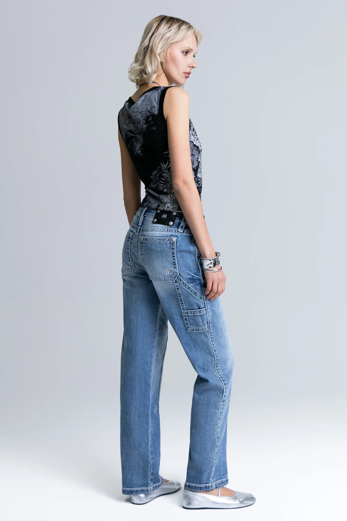 Heather Slim Wide Cargo - Image 9