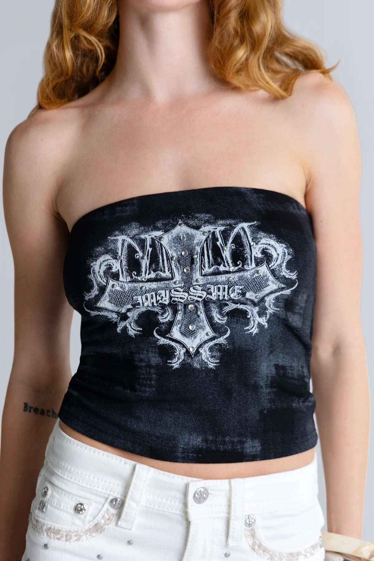 Hex Graphic Tube Top - Image 10