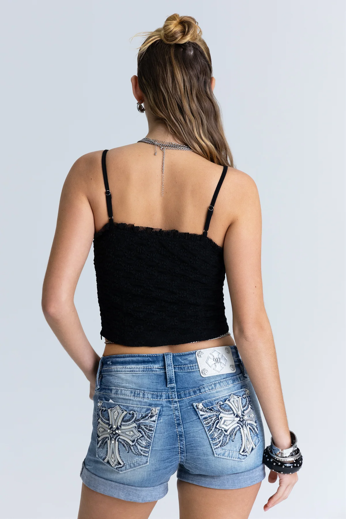 Juliette Ruched Lace Cami - Image 9