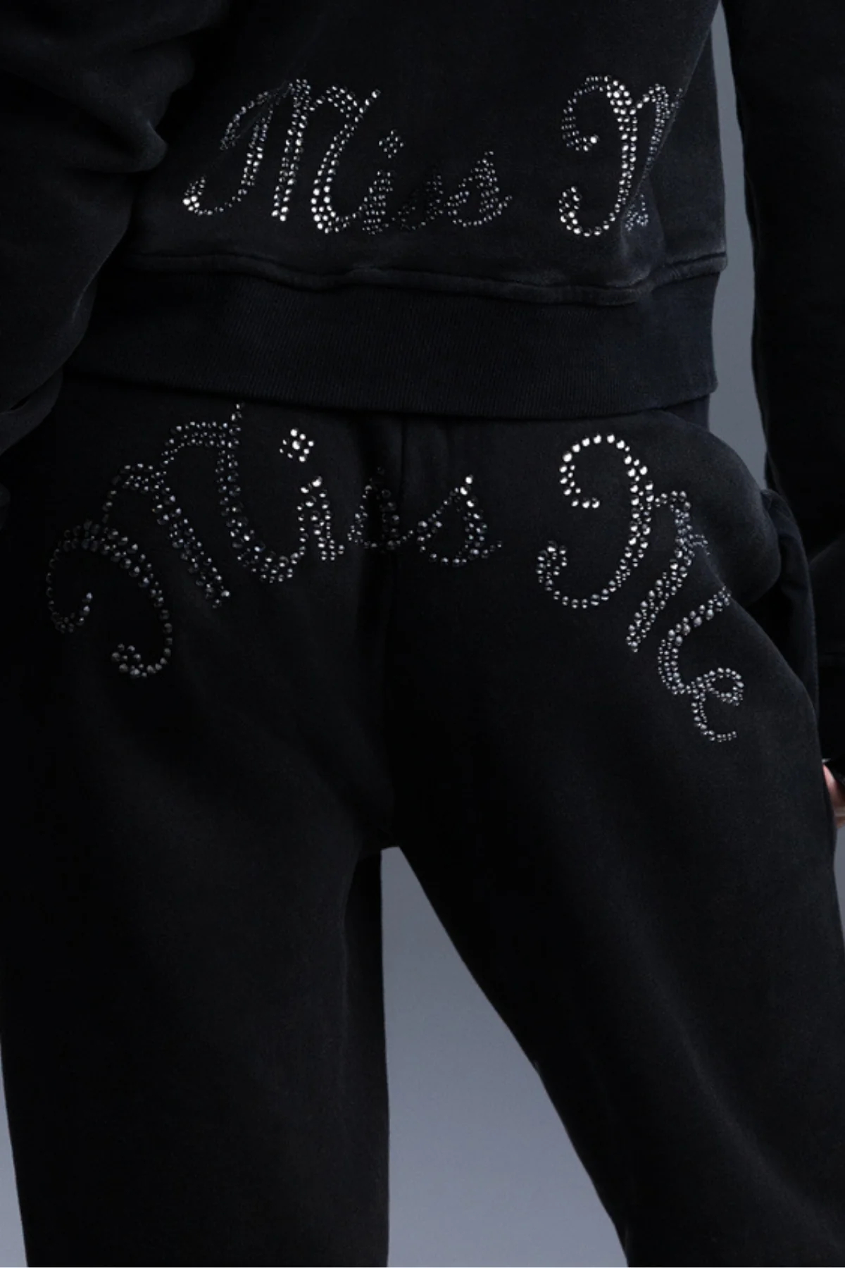 Loves It More Rhinestone Sweatpants - Image 5