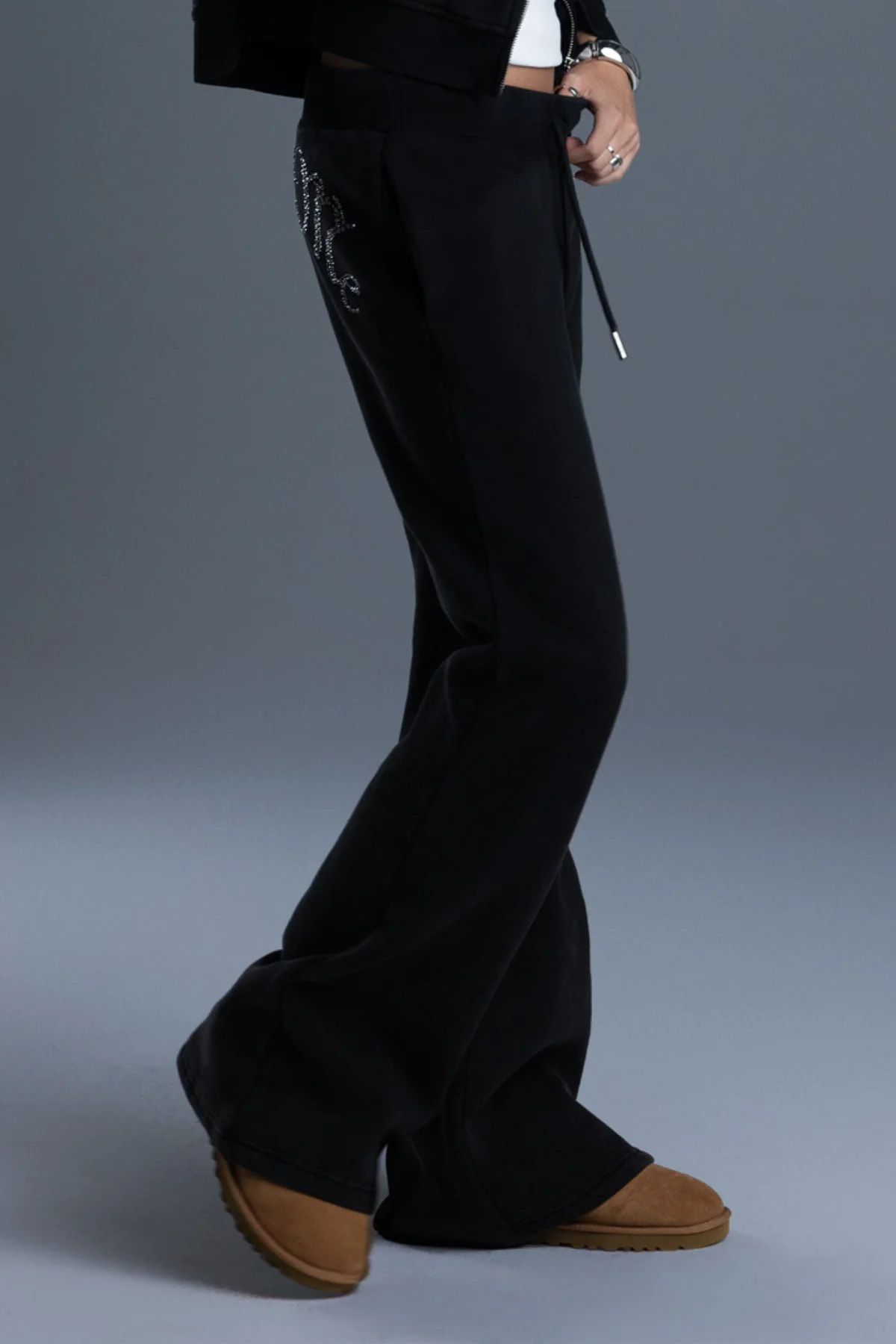 Loves It More Rhinestone Sweatpants - Image 7