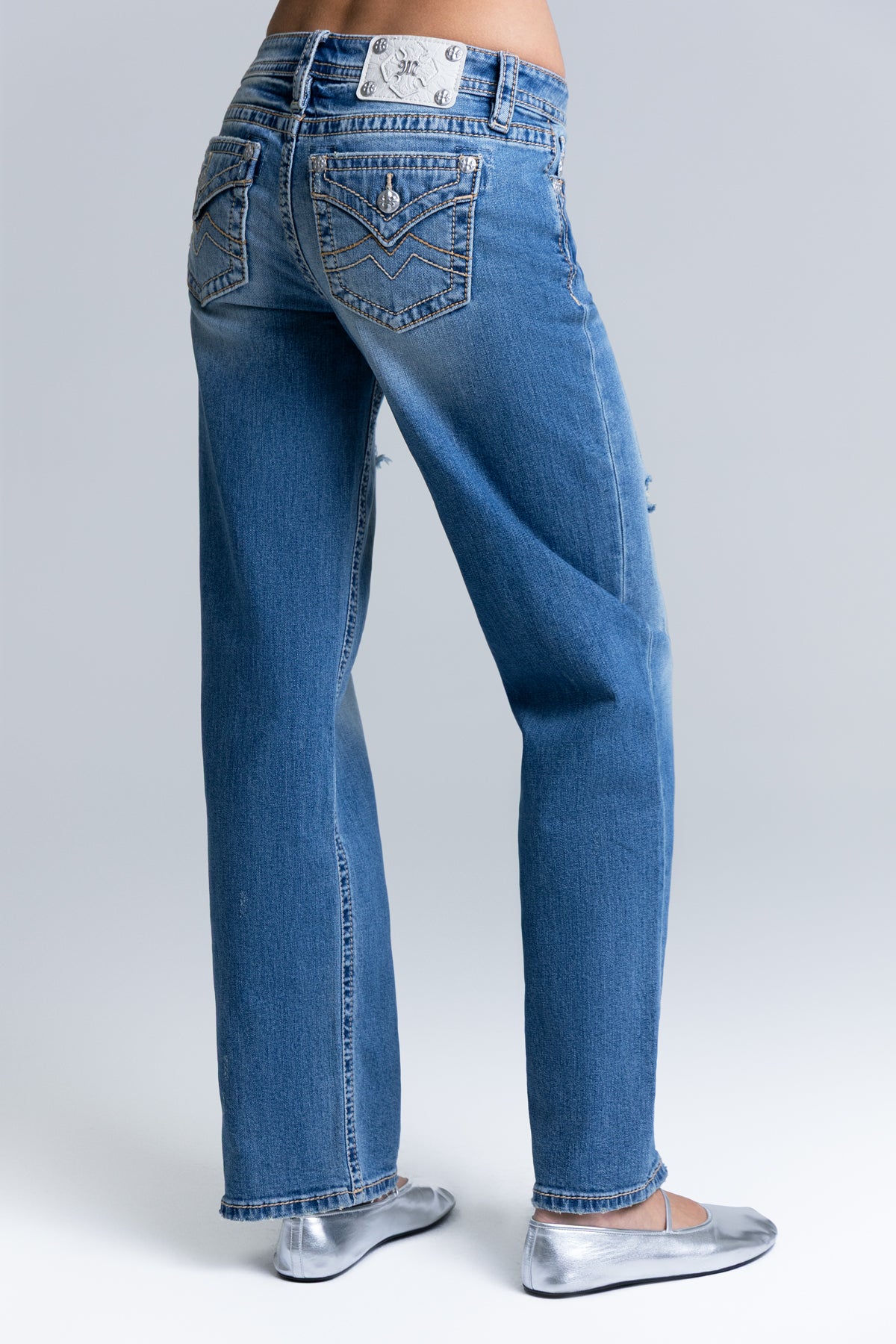 Mina M Low Rise Slim Wide - Image 4
