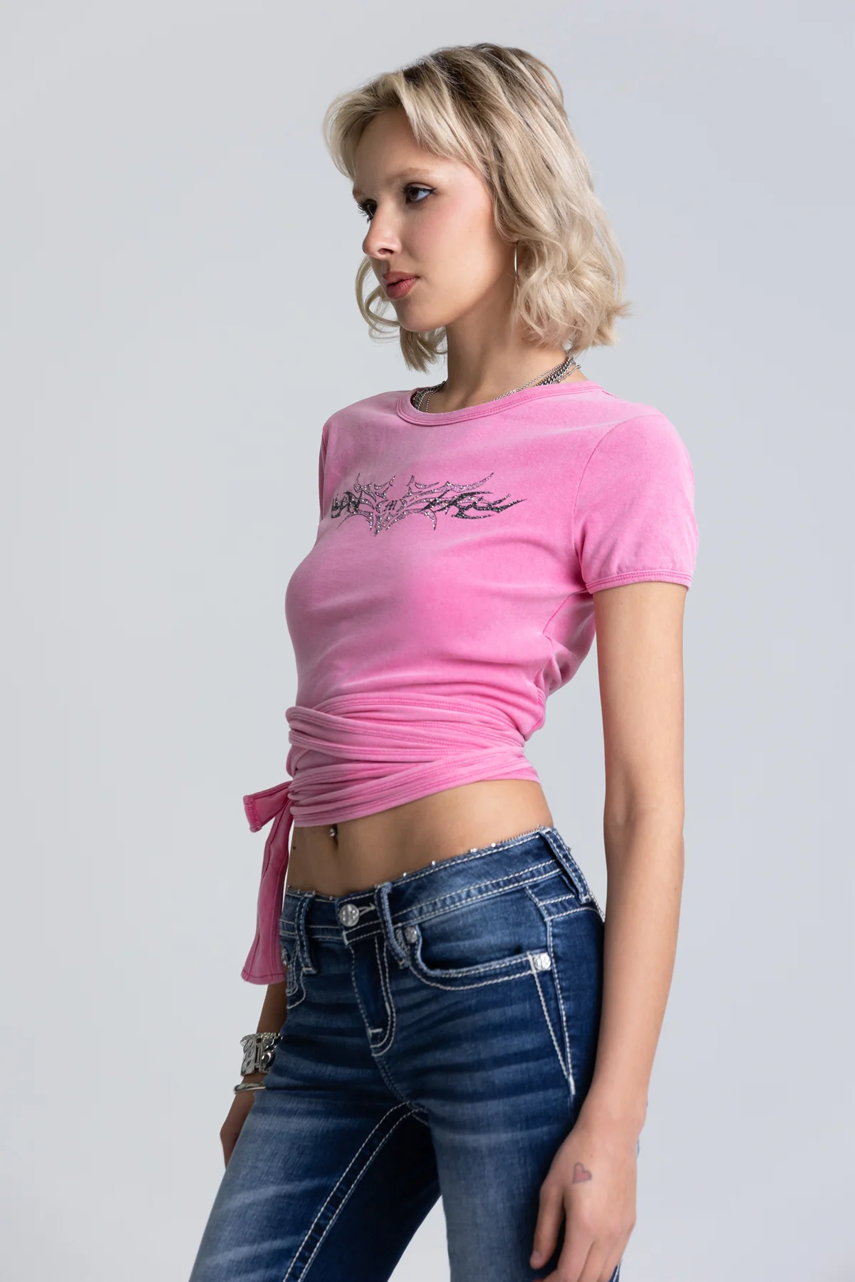 Runaway Graphic Baby Tee - Image 7