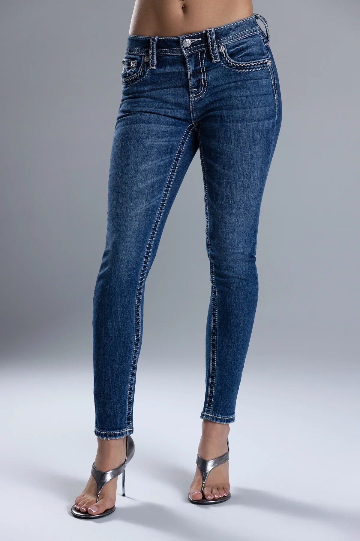 Sorelle Stitched Skinny Jeans - Image 2