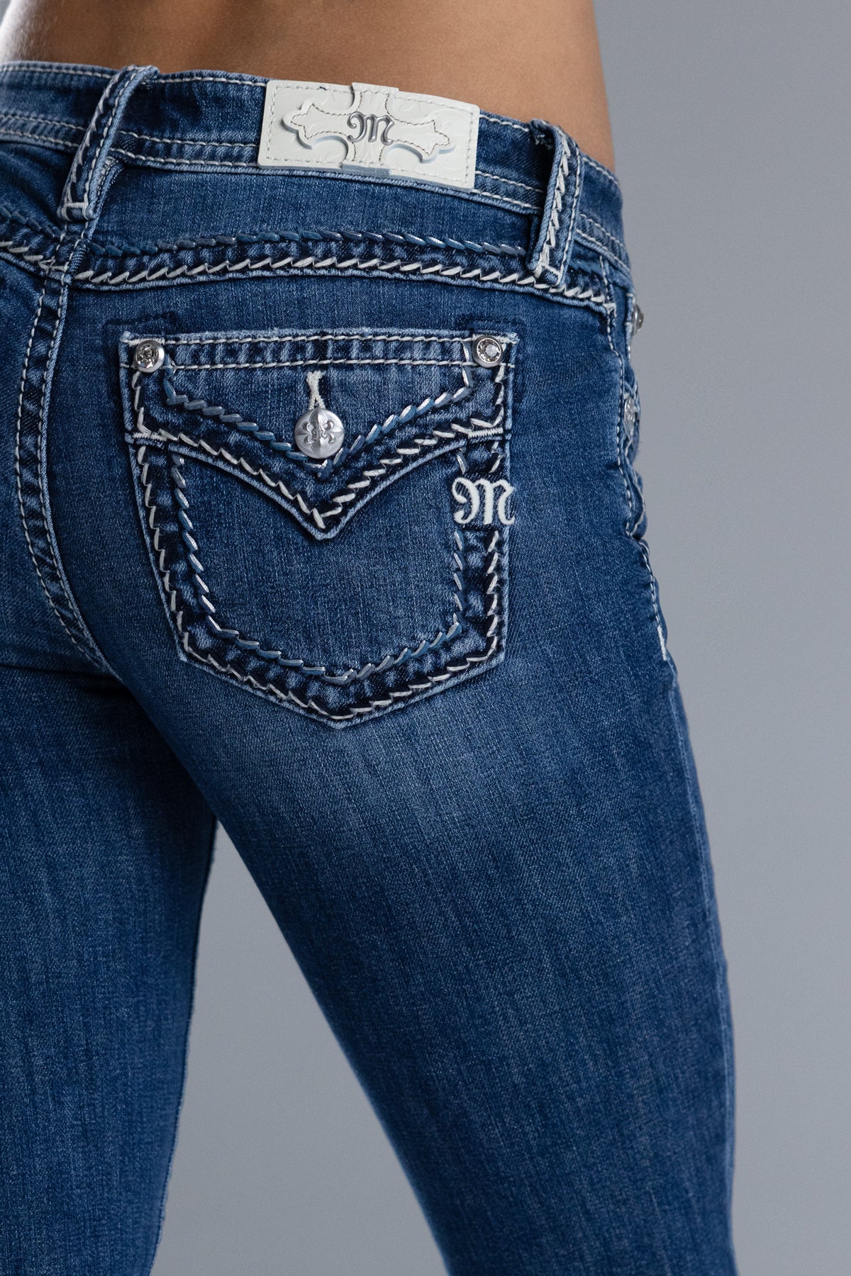 Sorelle Stitched Skinny Jeans - Image 3