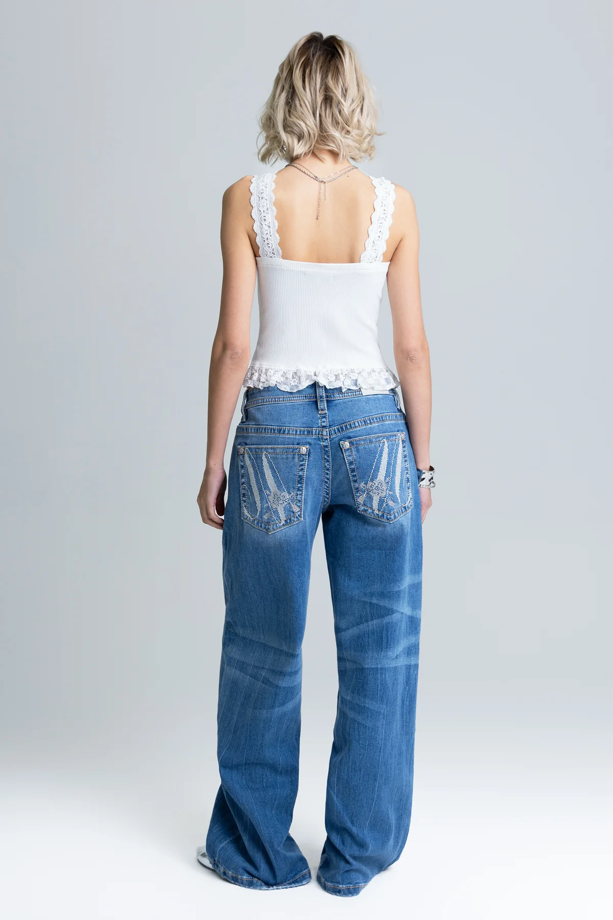 Veil Super Baggy Wide Jeans - Image 5
