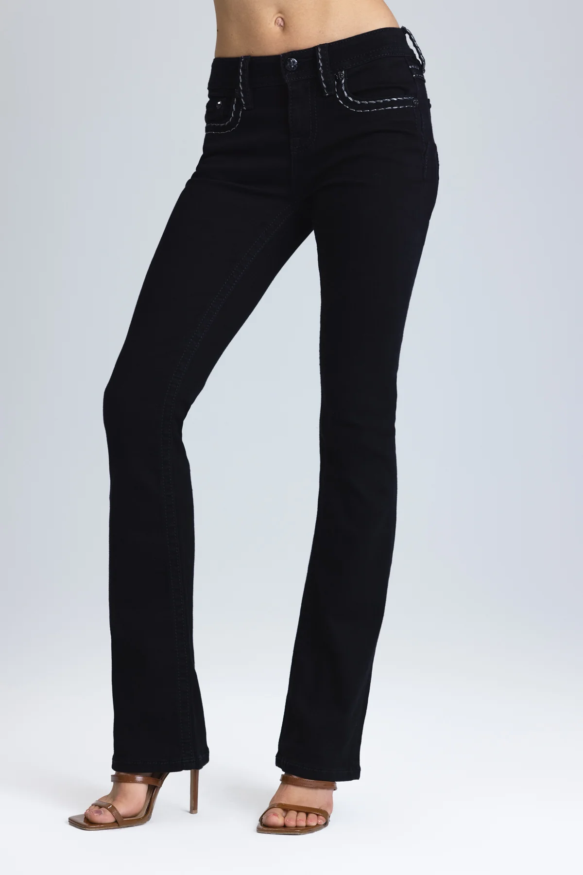 Winona Stitched Bootcut Jeans - Image 4