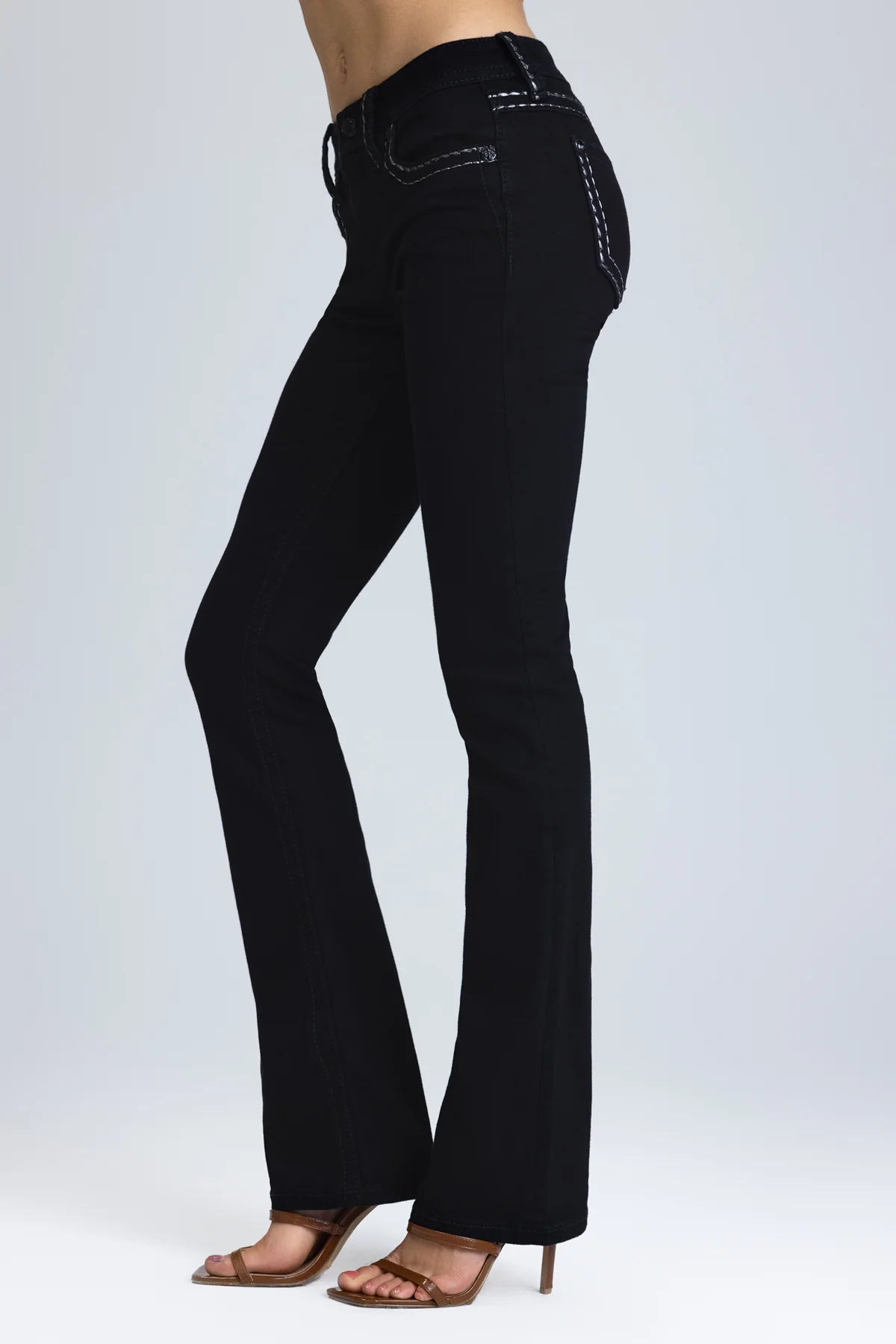 Winona Stitched Bootcut Jeans - Image 5