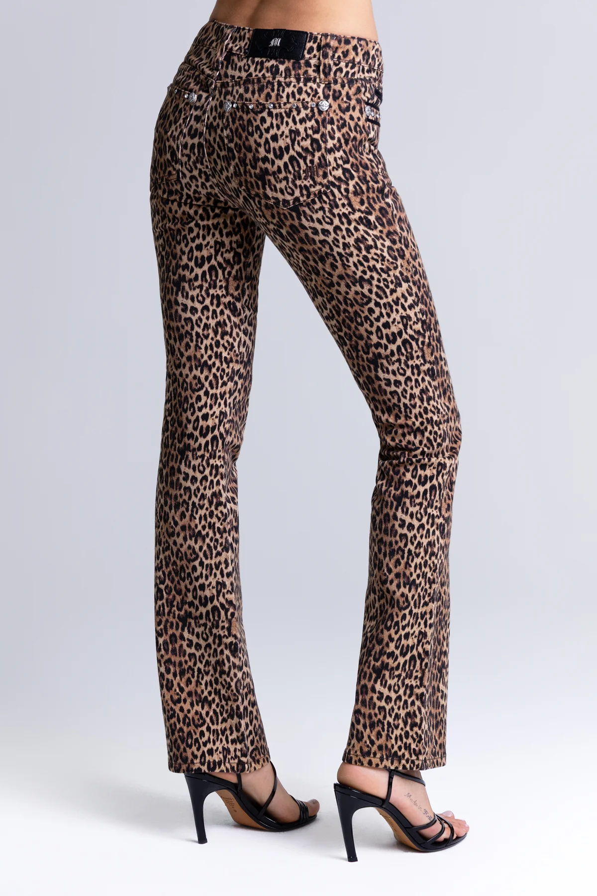 Zara Leopard Bootcut Jeans - Image 6